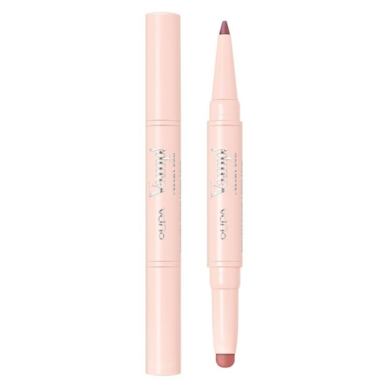 Pupa Vamp! Creamy Duo Matita Labbra Contouring & Rossetto Brillante 006 Deep Rose