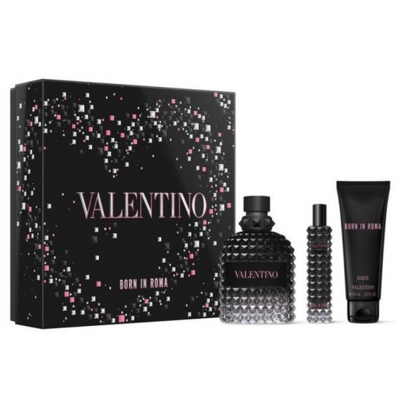 Valentino Uomo Born In Roma 100 ml + 15 ml + Shower Gel Cofanetto