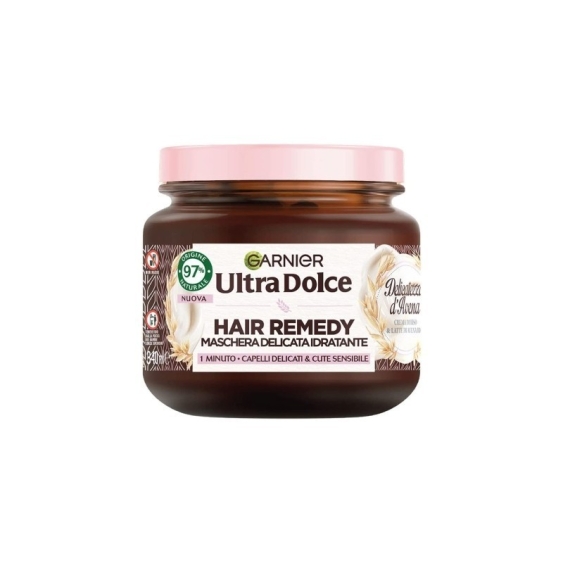 Garnier Ultra Dolce Hair Remedy Maschera Delicata Idratante Delicatezza D'Avena 340 ml