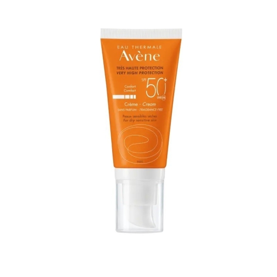 Avene Crema Solare SPF50+ Senza Profumo Per Pelli Secche E Sensibili 50 ml