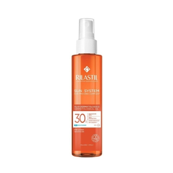 Rilastil Sun System Olio Dermatologico Solare SPF30 200 ml