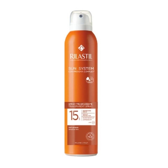 Rilastil Sun System Spray Solare Trasparente SPF15 200 ml