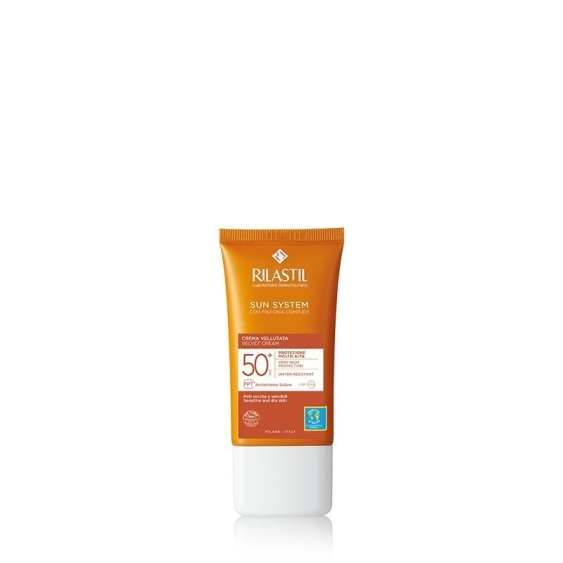 Rilastil Sun System Crema Solare Viso Idratante Vellutata SPF50+ 50 ml