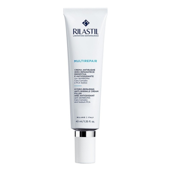 Rilastil Multirepair Crema Antirughe Idro-Riparatrice Riempitiva E Antiossidante Per Pelli Normali E Secche 40 ml