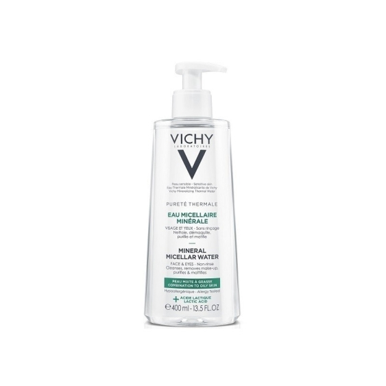 Vichy Purete Thermale Acqua Micellare Minerale Struccante Per Pelle Mista O Grassa 400 ml