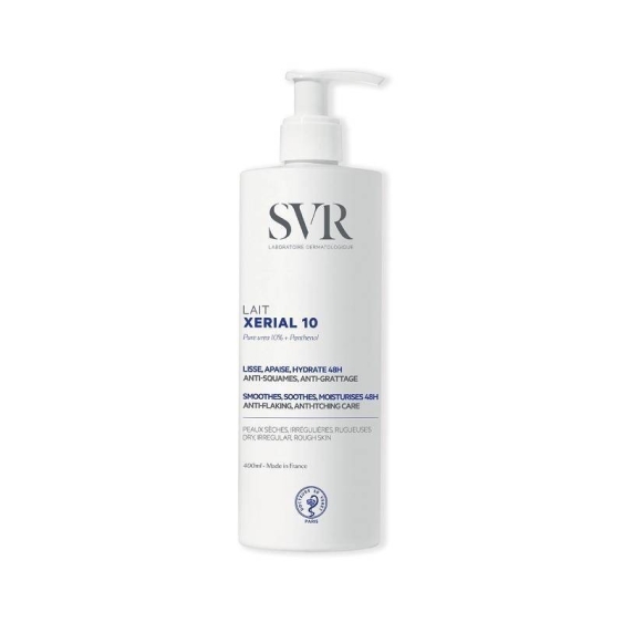 SVR Xerial 10 Lait Latte Idratante 48H Lenitivo Anti-Desquamazione 400 ml