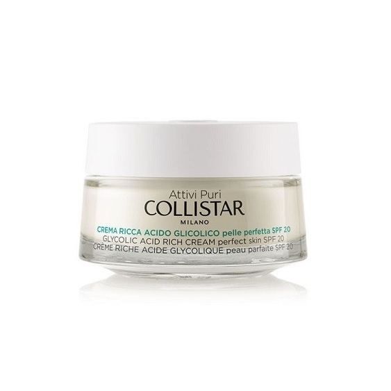 Collistar Attivi Puri Crema Ricca Acido Glicolico 50ML