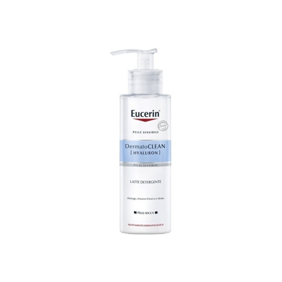 Eucerin DermatoCLEAN [HYALURON] Latte Detergente Struccante Per Pelli Secche 200 ml