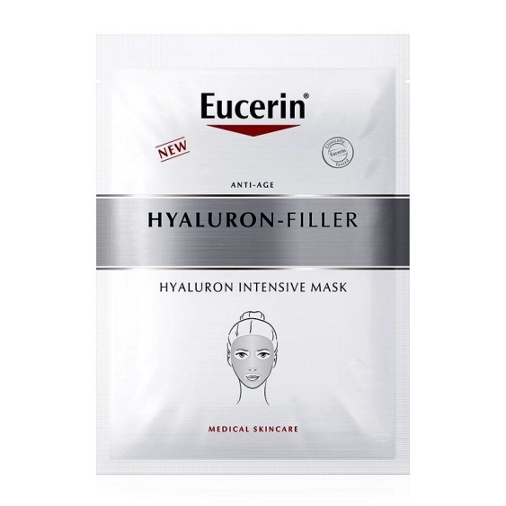 Eucerin Hyaluron-Filler Maschera In Tessuto Idratazione Intensiva Anti-Age