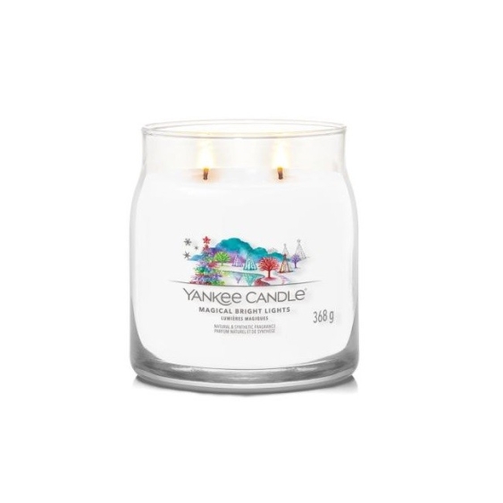 Yankee Candle Candela Profumata In Giara Media Magical Bright Lights 368 gr