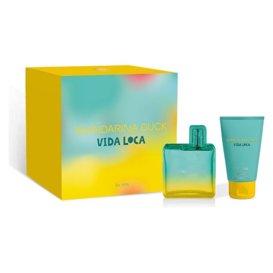 Mandarina Duck Vida Loca For Him 100 ml + Shower Gel Cofanetto