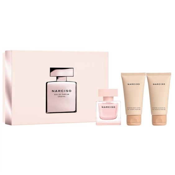 Narciso Rodriguez Narciso Cristal 50 ml + Body Lotion + Shower Gel Cofanetto