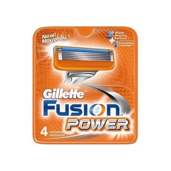 Gillette Fusion Power Lame di Ricambio 4 PZ