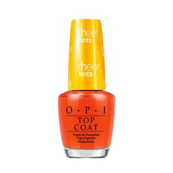OPI Collezione Sheer Tints Top Coat - S01 I'm Never Amberrassed