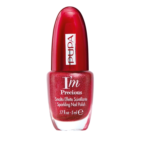 Pupa I'm Precious Smalto Effetto Scintillante - 002 Daring Ruby