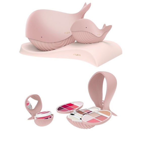 Pupa Whale 1 + Whale 4 Rosa Cofanetto