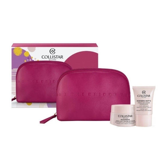 Collistar Rigenera Crema Anti-Rughe Levigante 50 ml + Rigenera Notte 15 ml Cofanetto Viso