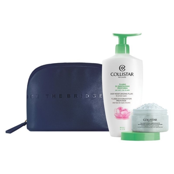 Collistar Fluido Di Idratazione Profonda 400 ml + Talasso-Scrub Energizzante Cofanetto Corpo