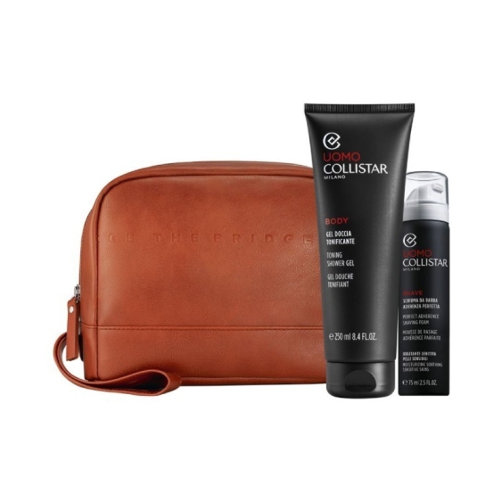 Collistar Gel Doccia Tonificante 250 ml + Schiuma da Barba Cofanetto Uomo