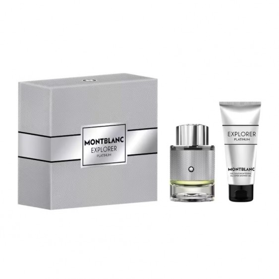 Mont Blanc Explorer Platinum 60 ml + Shower Gel Cofanetto