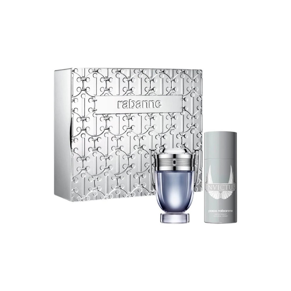 Paco Rabanne Invictus 100 ml + Deo Spray Cofanetto