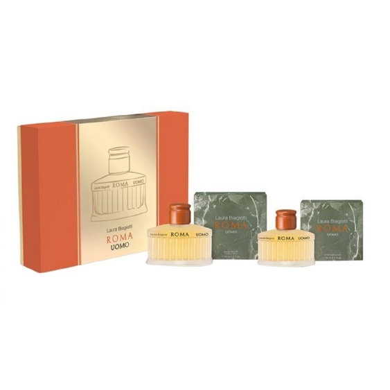 Laura Biagiotti Roma Uomo 125 ml + After Shave Lotion Cofanetto
