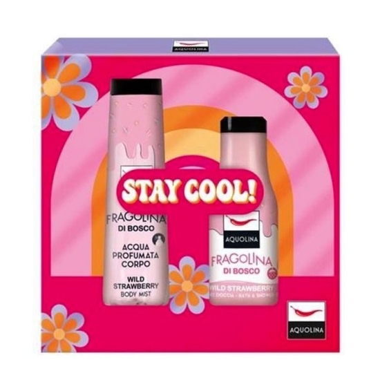 Aquolina Stay Cool Fragolina Di Bosco Acqua Profumata 150 ml + Bagnodoccia 250 ml Cofanetto