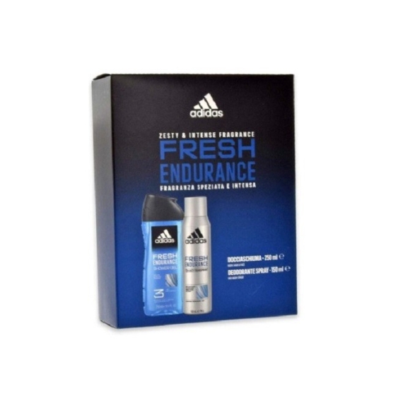 Adidas Fresh Endurance Docciaschiuma 250 ml + Deodorante Spray 150 ml Cofanetto