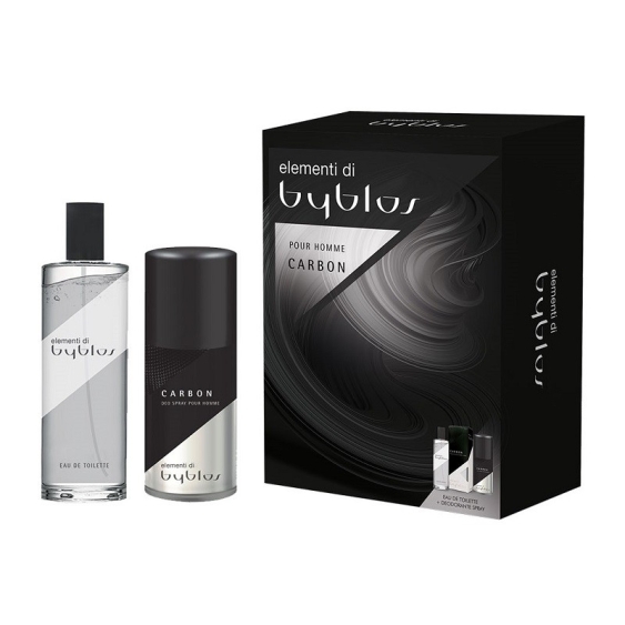 Byblos Carbon Pour Homme Eau De Toilette + Deo Spray Cofanetto