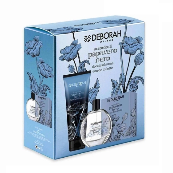 Deborah Accordo Di Papavero Nero Eau De Toilette 100 ml + Docciaschiuma Cofanetto