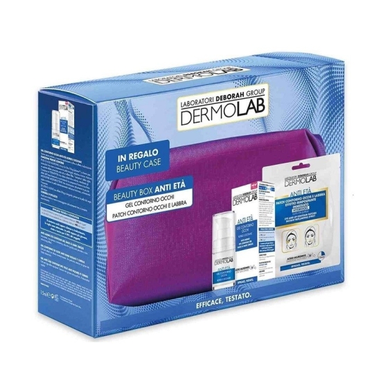 Dermolab Beauty Box Anti Età Gel Contorno Occhi + Patch Contorno Occhi E Labbra