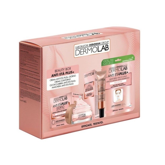 Dermolab Beauty Box Anti Età Plus+ Crema Giorno + Fiale Effetto Lifting + Maschera