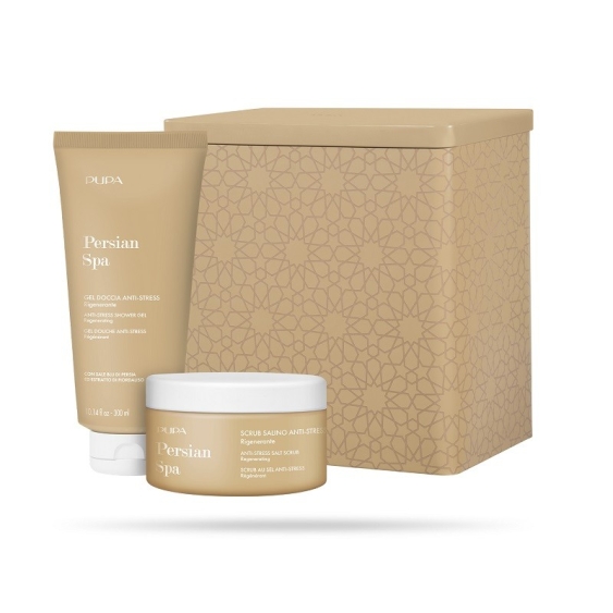 Pupa Persian Spa Kit 1 Scrub Salino + Gel Doccia Anti-Stress