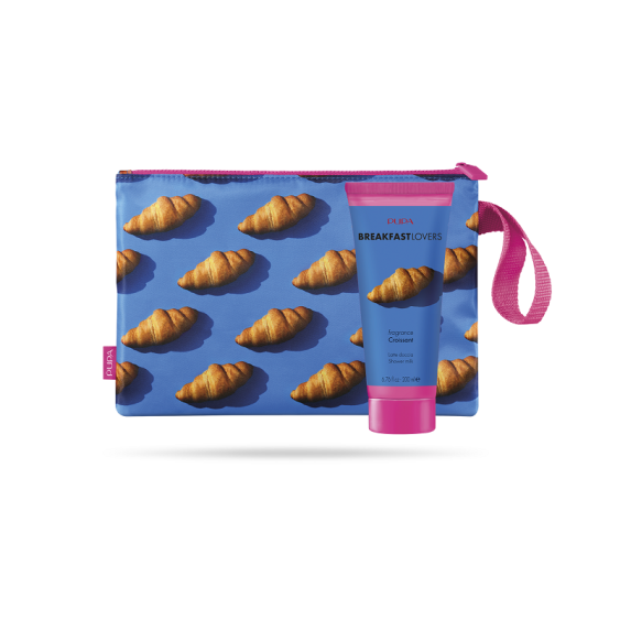 Pupa Breakfast Lovers Latte Doccia + Pochette 200 ml 02 Croissant