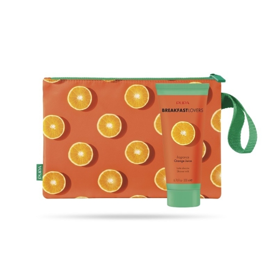 Pupa Breakfast Lovers Latte Doccia + Pochette 03 Orange Juice