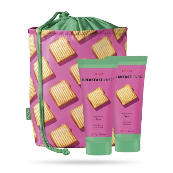 Pupa Breakfast Lovers Latte Doccia + Latte Corpo + Pochette 04 Toast