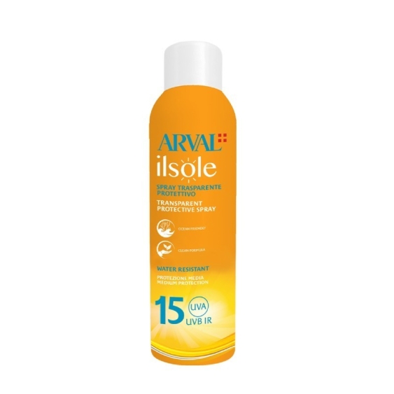 Arval Ilsole Spray Trasparente Protettivo SPF 15 200 ml