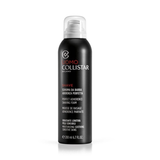 Trattamento Uomo Collistar Linea Uomo Schiuma da Barba Aderenza Perfetta Idratante Lenitiva Pelli Sensibili confezione da 200ML