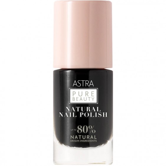 Astra Pure Beauty Natural Nail Polish - 016 Black rice