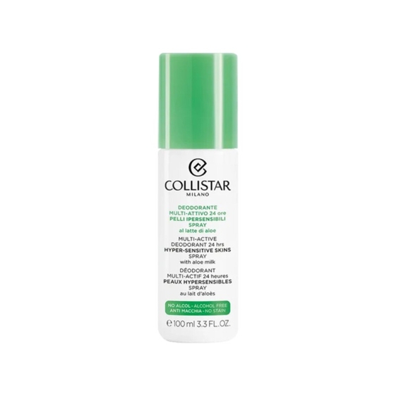 Trattamento Donna Collistar Deodorante Multi-Attivo Pelli Ipersensibili 24 Ore spray al latte di aloe confezione da 100ML