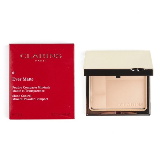 Clarins Ever Matte Mineral Powder Compact - 01 Trasparent Light