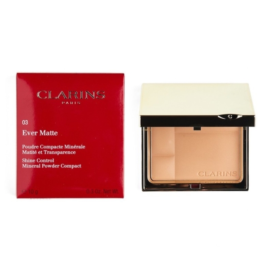 Clarins Ever Matte Mineral Powder Compact - 03 Trasparent Warm