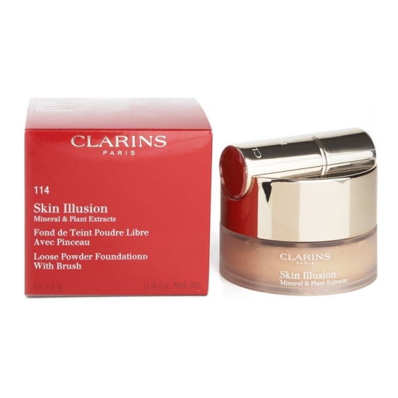 Clarins Skin Illusion Loose Powder Foundation - 114 Cappuccino