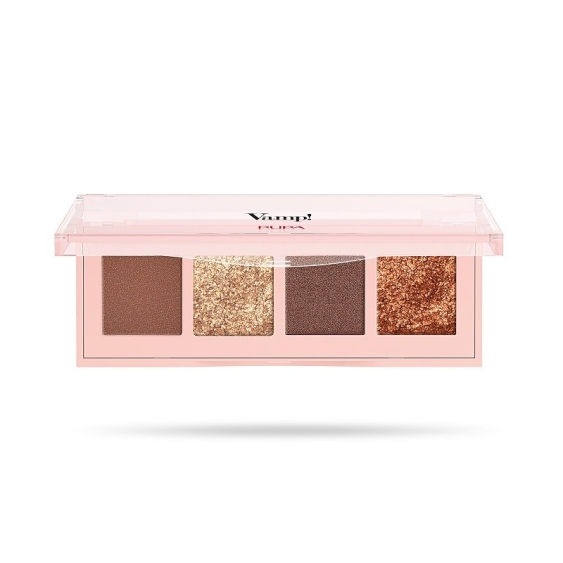 Pupa Vamp! Palette 4 Ombretti - 002 Gold Bronze