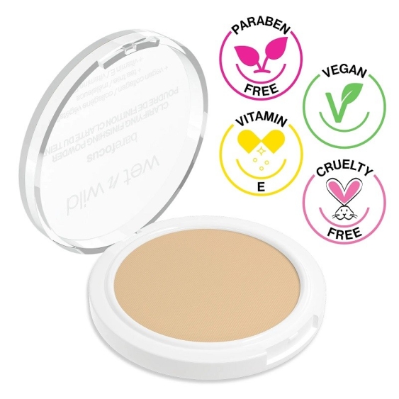 Wet n Wild Bare Focus Clarifying Finishing Powder Cipria Opacizzante 480 Light/Medium