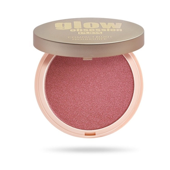 Pupa Glow Obsession Compact Blush Highlighter Effetto Metallico - 002 Capri