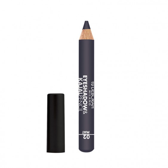 Deborah Eyeshadow & Kajal Pencil - 02 Grigio Mat