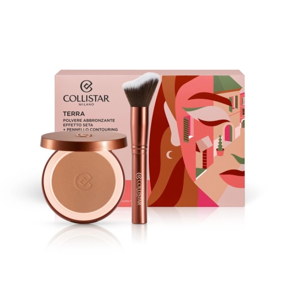 Collistar	Cofanetto Terra Polvere Abbronzante Effetto Seta + Pennello Contouring - 4.4 Hawaii Matte