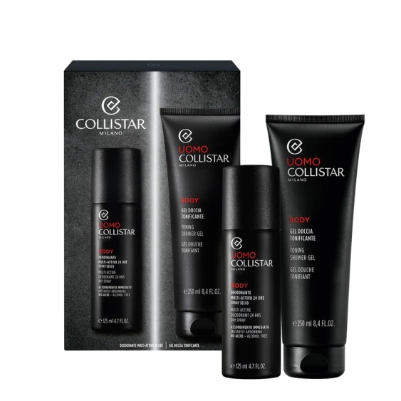 Collistar	Gel Doccia Tonificante 250 ml + Deo Spray 125 ml Cofanetto Body Uomo