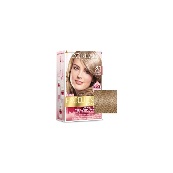 L'Oreal Paris	Excellence Crema Colorante 8.1 Biondo Chiaro Cenere
